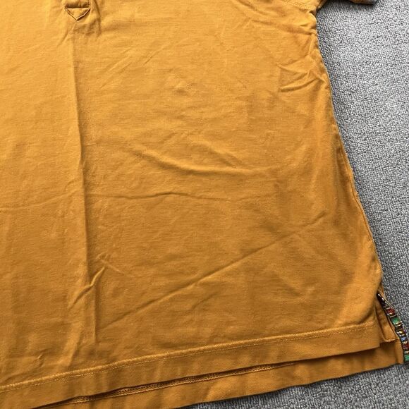 Robert Graham Polo Shirt Adult Extra Large Orange Short Sleeve Casual Men's - Picture 5 of 14